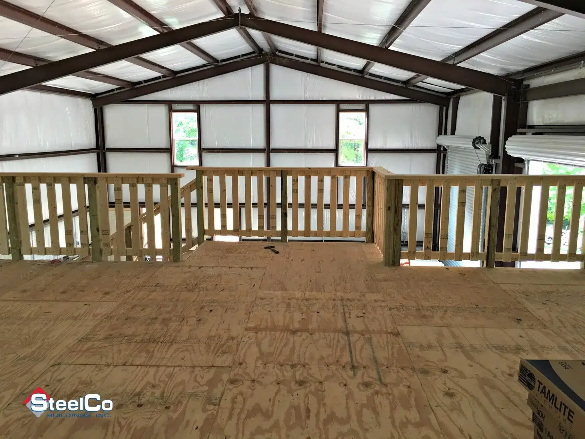 Custom steel barndominium interior