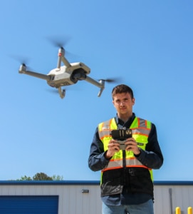 David drone flying photo