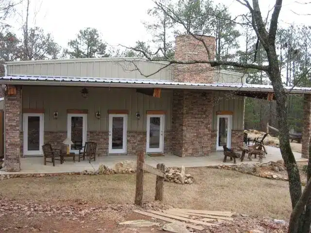 Custom steel barndominium