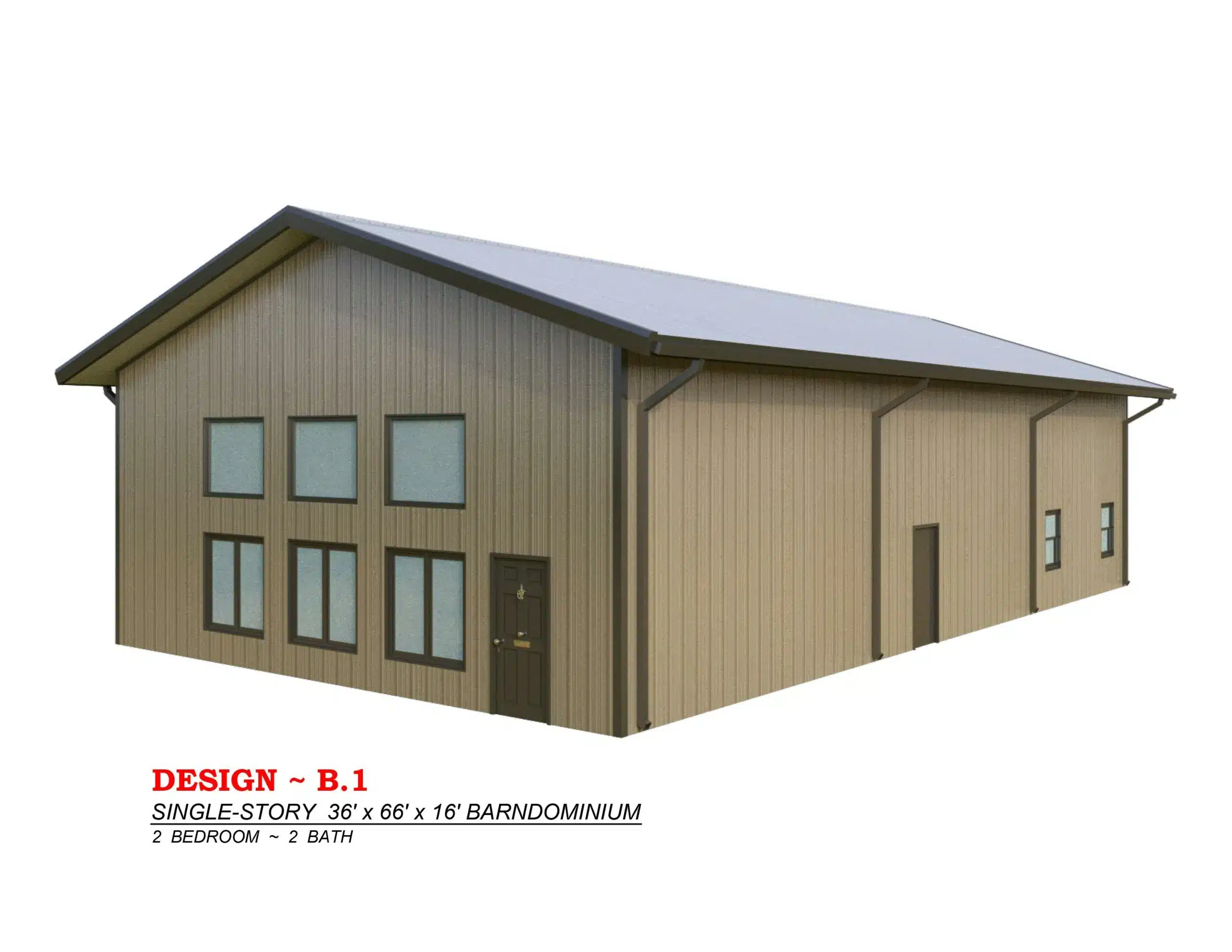 steel barndominium design
