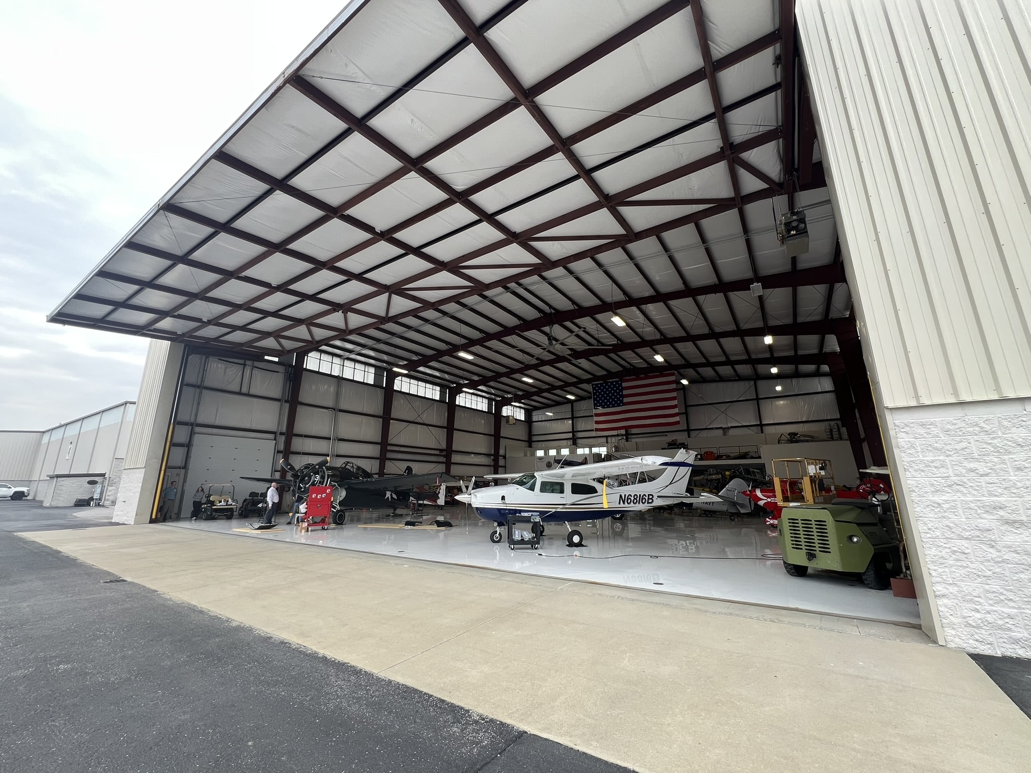aircraft hangar tile photo
