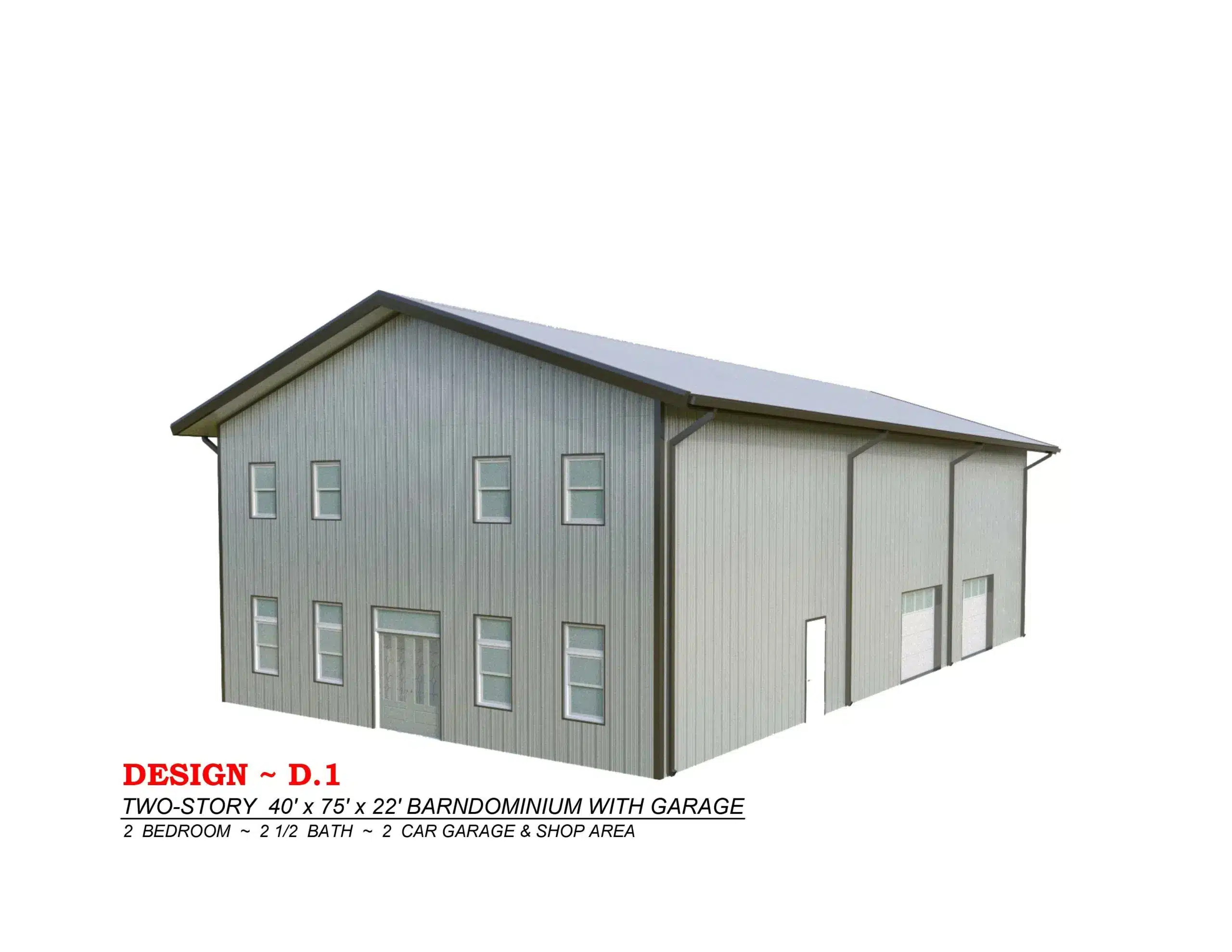 steel barndominium design