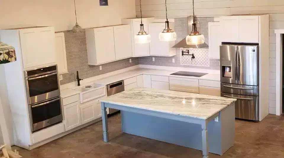 Custom steel barndominium interior