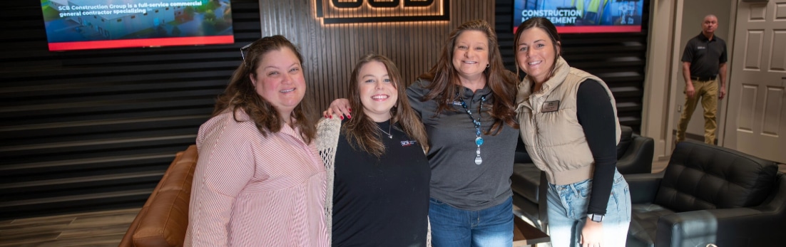 Ribbon cutting Rebecca pic