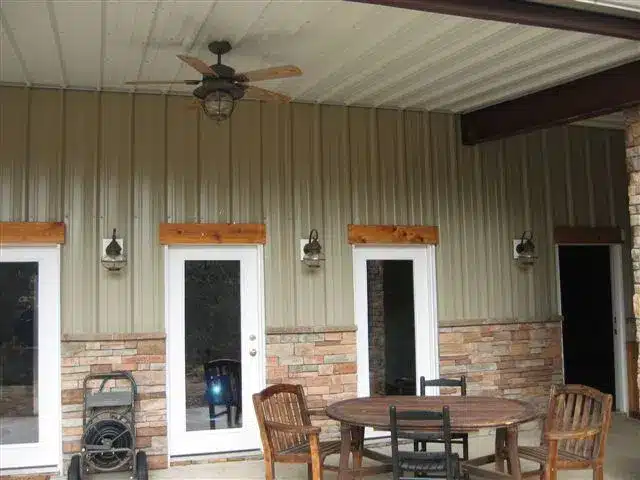 Custom steel barndominium