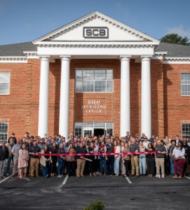 SCB hq ribbon cutting - careers page