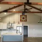 Custom steel barndominium interior